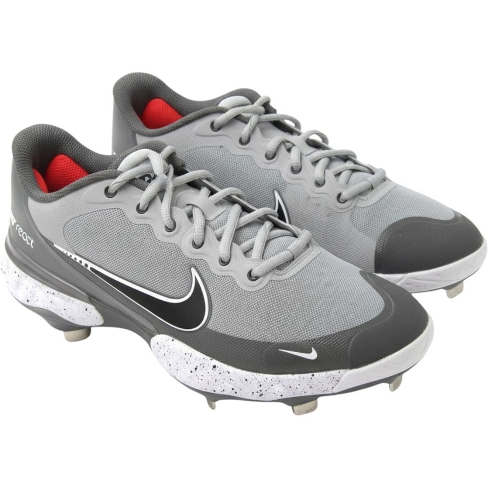 Nike React Alpha Huarache 3 Low Metal Baseball Cleats CK0746-011 Men Sz 8 (S5)